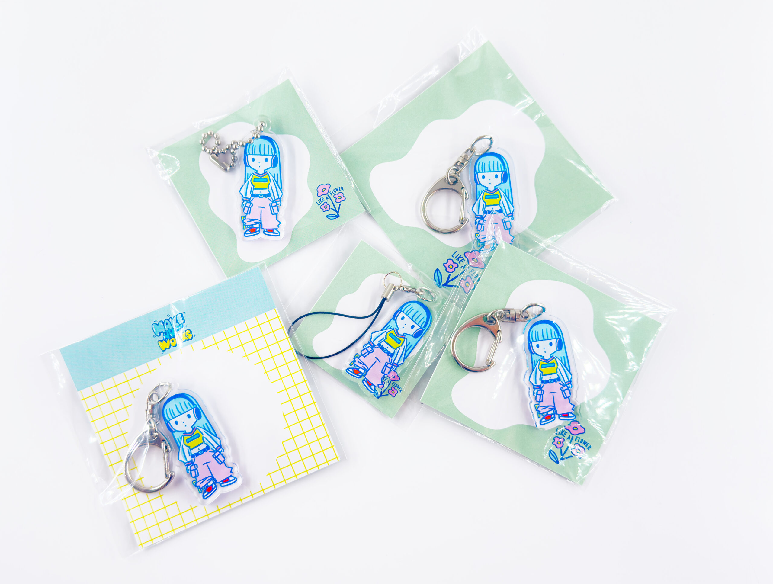アクリルキーホルダー専用台紙
