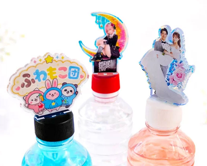 アクスタ付きペットボトルキャップカバー